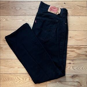 Men’s Black Levi’s 501 Jeans 36x34